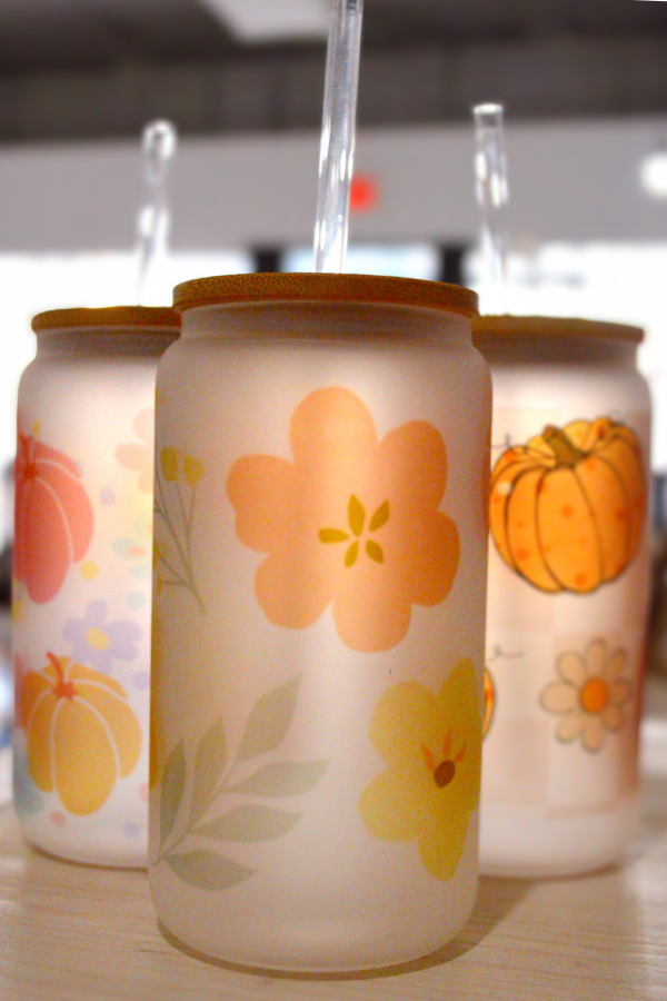 Fall Glass Tumblers