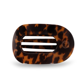 Round Flat Hair Clip | Medium | Tortoise