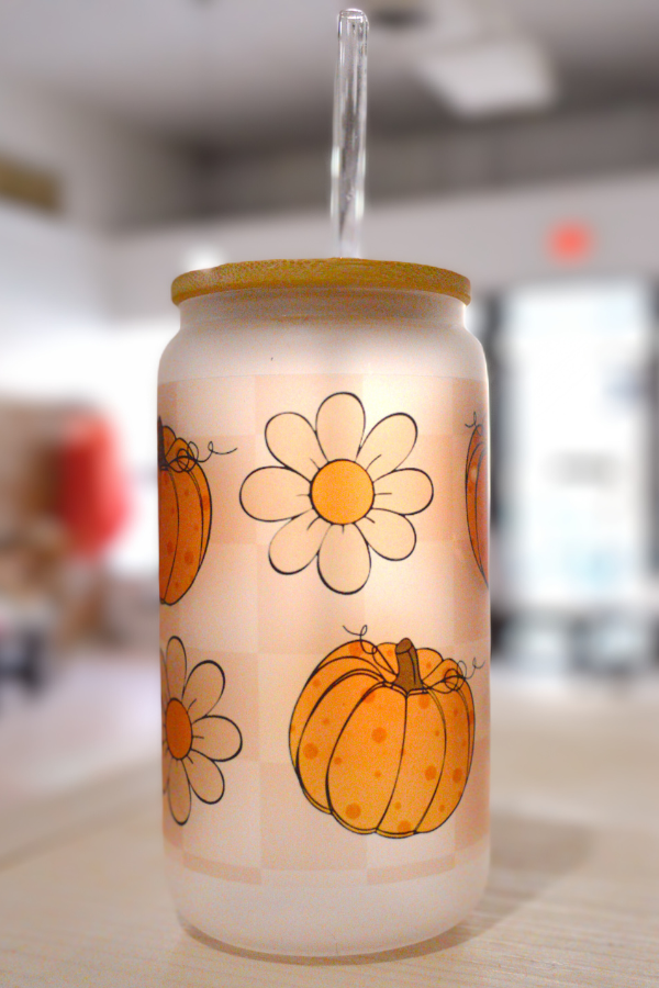 Fall Glass Tumblers
