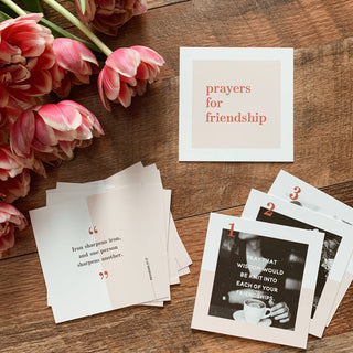 Prayers For Friendship Verse Card Set