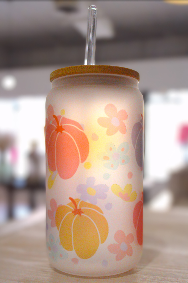Fall Glass Tumblers