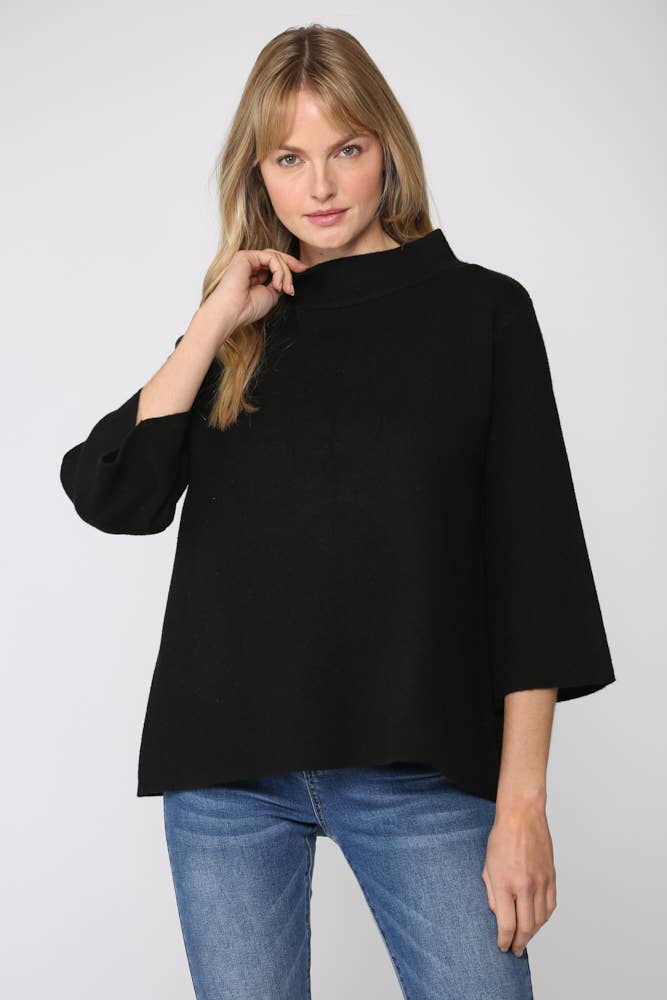 Mock Neck Sweater - Available In Plus
