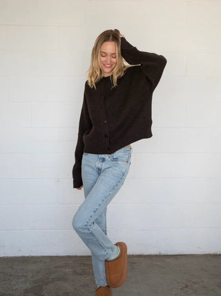 Chocolate Brown Cardigan