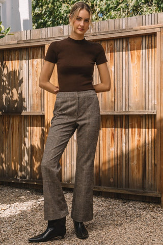 Dark Chocolate Sweater Top