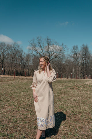 Indie Dress - Ecru