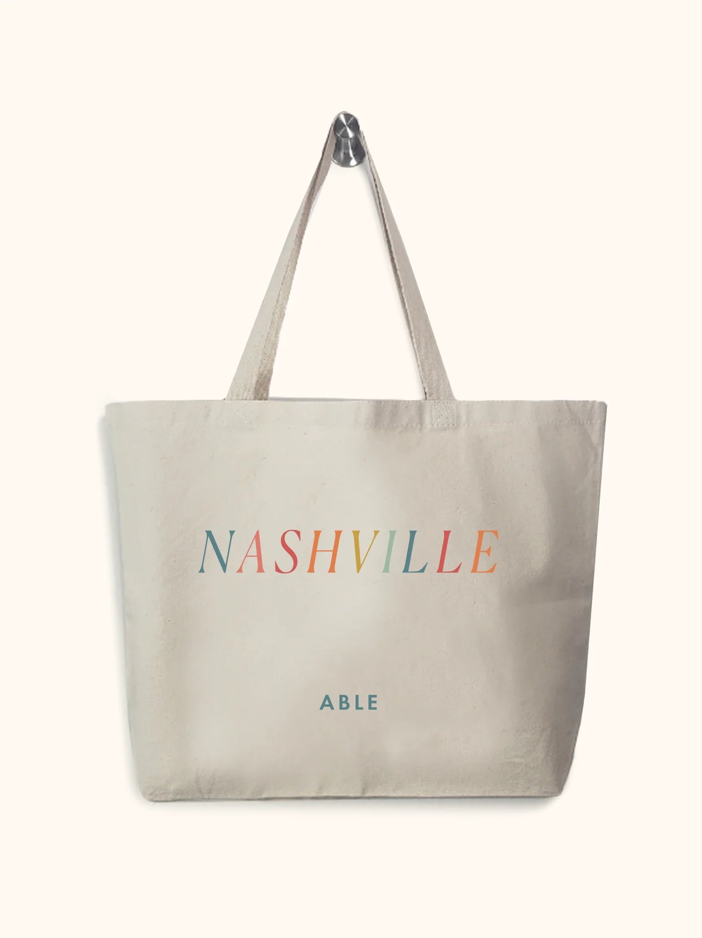 Nashville Canvas Tote Bag