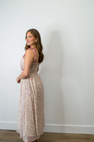 Garden Floral Midi Dress