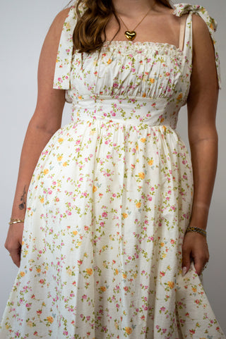 Ruffled Midi Dress