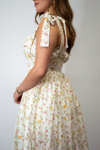 Ruffled Midi Dress