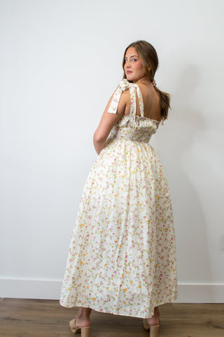 Ruffled Midi Dress