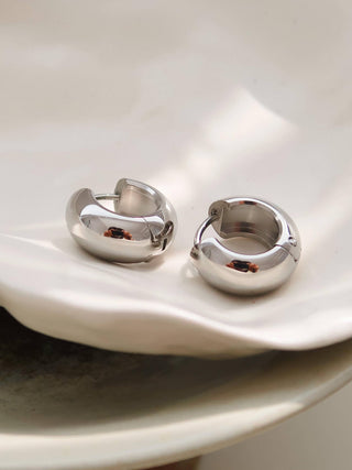 Blandine 18K Non-Tarnish Small Classic Hoop Earring