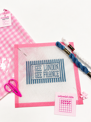 I See London France Needlepoint Kit