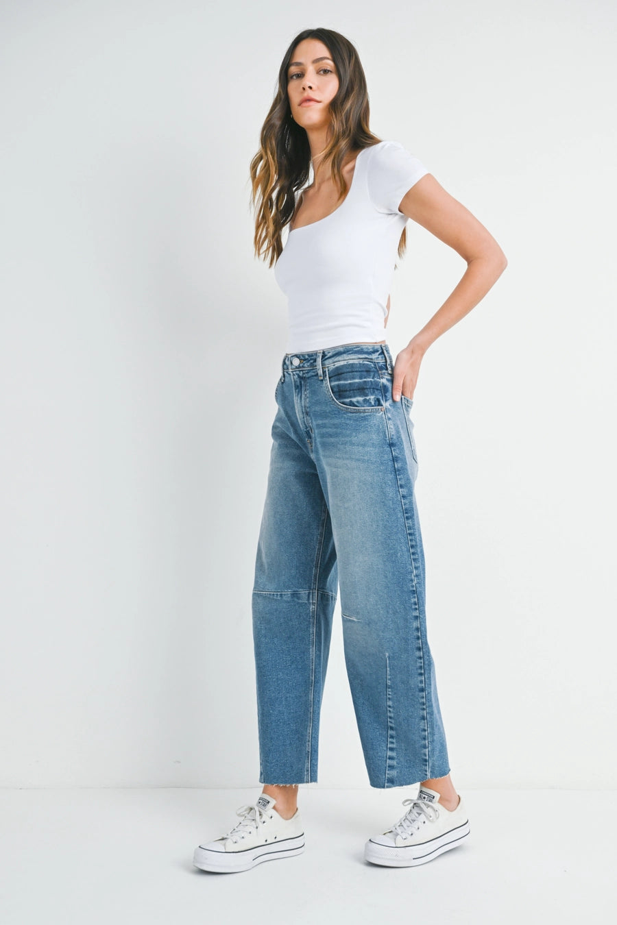 Bella Barrel Jean