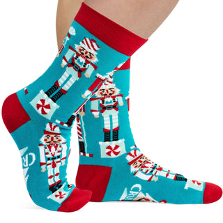 Crushing It Nutcracker Socks