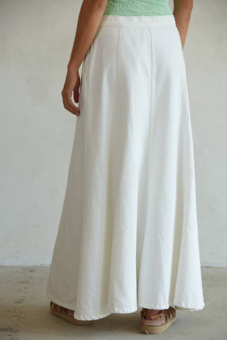 Denim Maxi Skirt