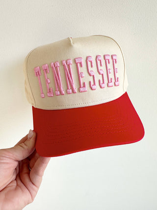 TENNESSEE Shade Of Pink Vintage Trucker Hat