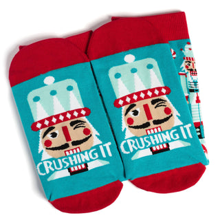 Crushing It Nutcracker Socks