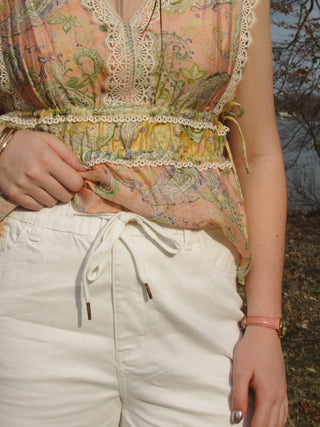 White Featherweight Jeans