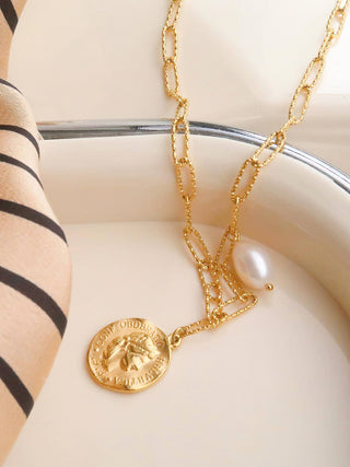 Isaline Coin Chain Necklace