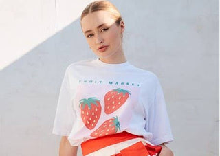 Strawberry Market Graphic Tee