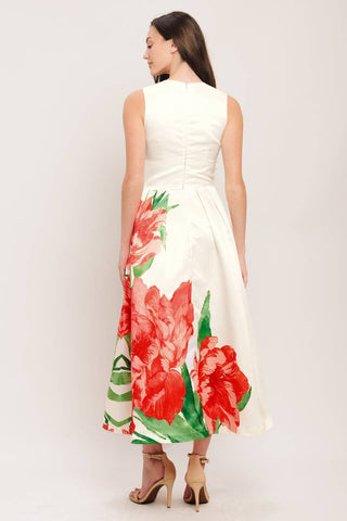 Lola Floral Midi Dress