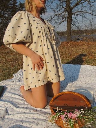 Olivia Polka Dot Romper