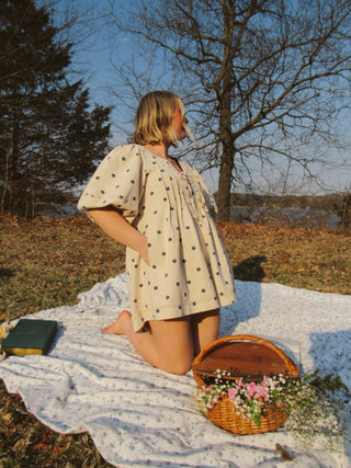 Olivia Polka Dot Romper