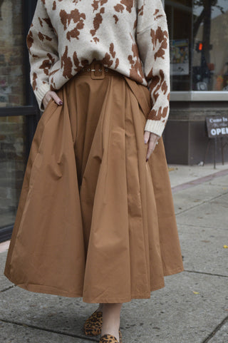 Audrey Belted Skirt