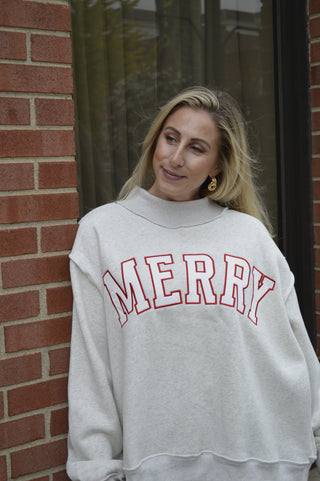 Merry Mockneck Sweatshirt