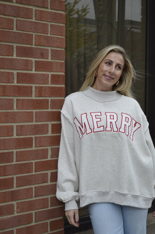 Merry Mockneck Sweatshirt
