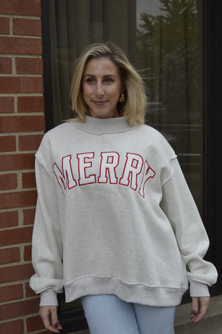 Merry Mockneck Sweatshirt