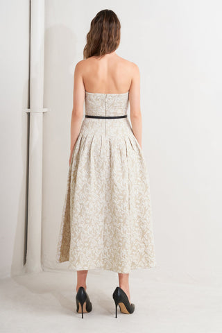 Whisper Leaf Midi Dress - ONLINE ONLY