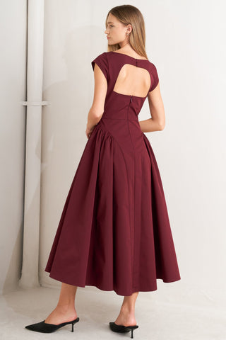 Berry Archive Midi Dress - ONLINE ONLY