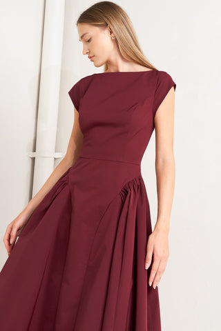 Berry Archive Midi Dress - ONLINE ONLY