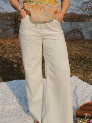 White Featherweight Jeans