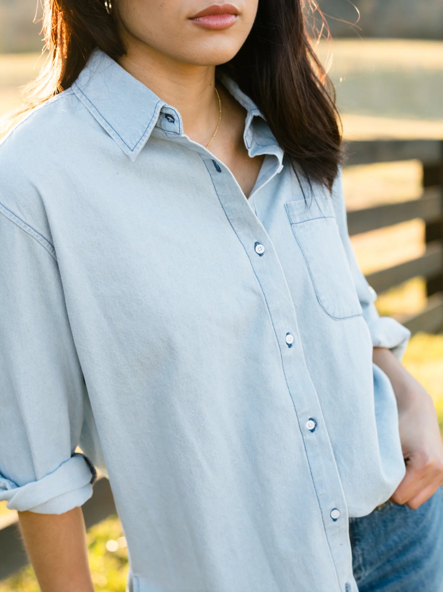 Harris Button Down - Denim