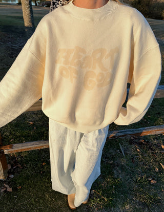 Heart of God Knit Sweater - ONLINE ONLY