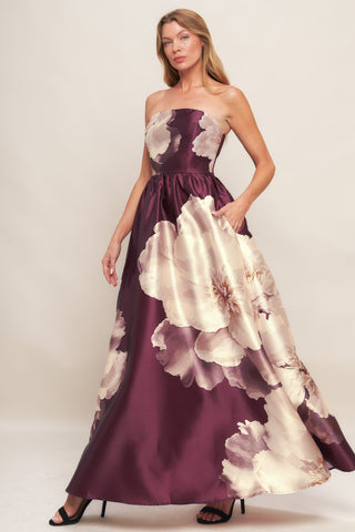 Luxe Peony Maxi Dress - ONLINE ONLY