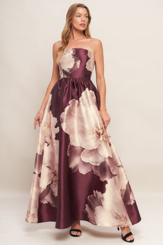 Luxe Peony Maxi Dress - ONLINE ONLY