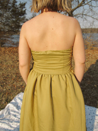 Olivia Pleated Maxi Dress