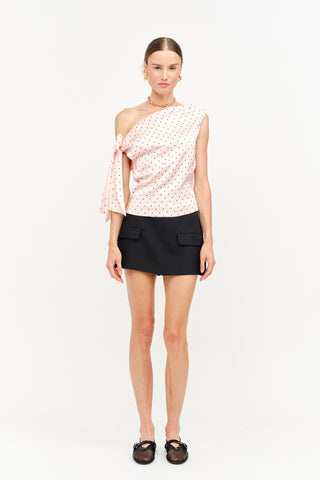 Celestine Dot Top