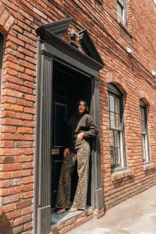 Leopard HW Jeans