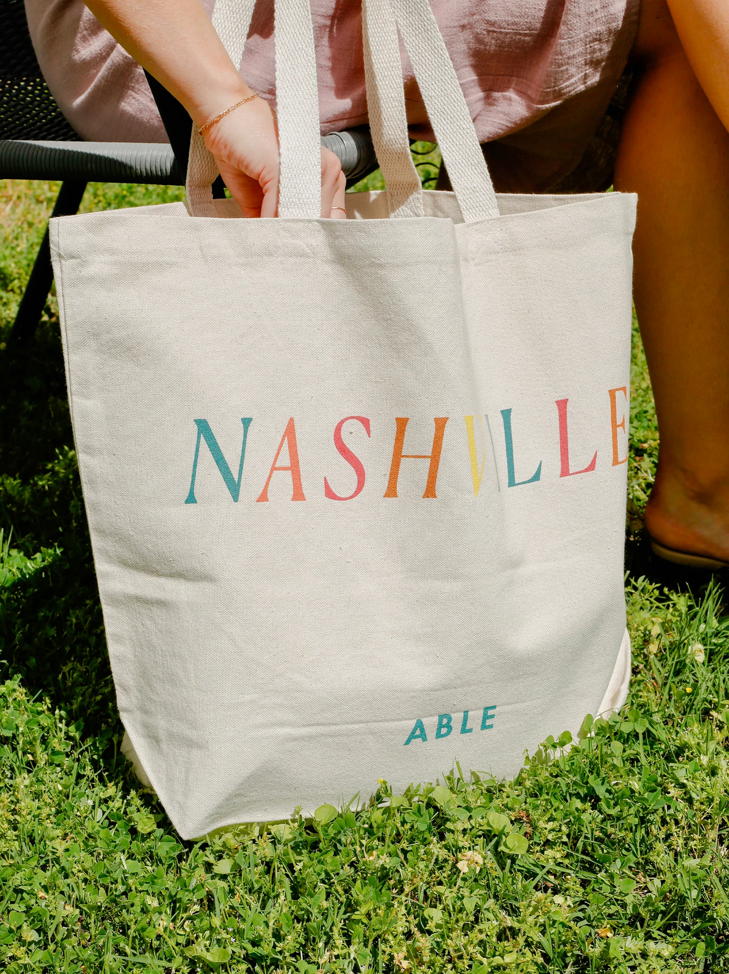 Nashville Canvas Tote Bag