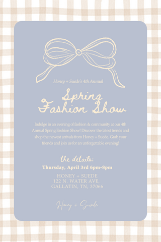 Spring Fashion Show Ticket