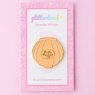 Shell Pocket Doll Compact Needle Minder Magnet