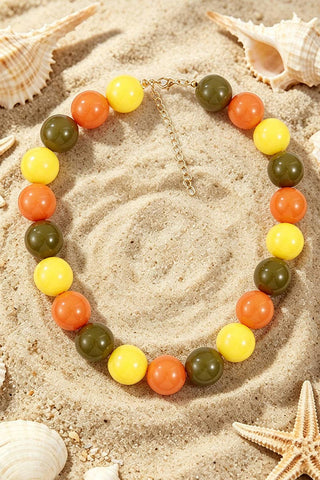 Beaded Statement Necklace
