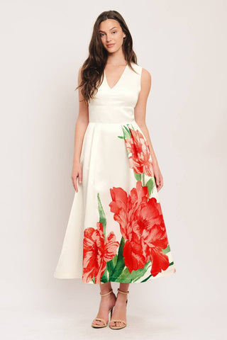 Lola Floral Midi Dress