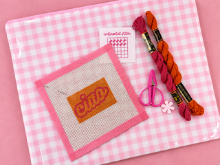 Ciao Luggage Tag Needlepoint Kit