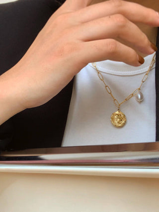 Isaline Coin Chain Necklace