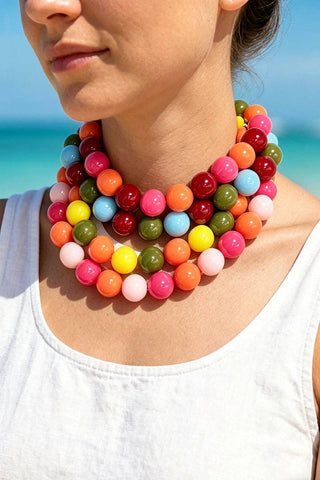 Beaded Statement Necklace